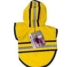 Fashion Pet Rainy Days Slicker Yellow Dog Rain Coat Size X small - £10.31 GBP