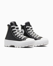 Women Converse Chuck Taylor AS Lugged Leather Boot, 567164C Multi Sizes Black/Wh - £79.89 GBP