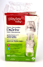 Playtex Nurser Drop Ins Liners 50 Count 4 Oz DAMAGED BOX SEALED LINERS - $23.17