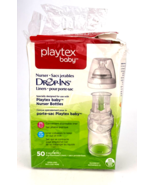 Playtex Nurser Drop Ins Liners 50 Count 4 Oz DAMAGED BOX SEALED LINERS - £18.56 GBP