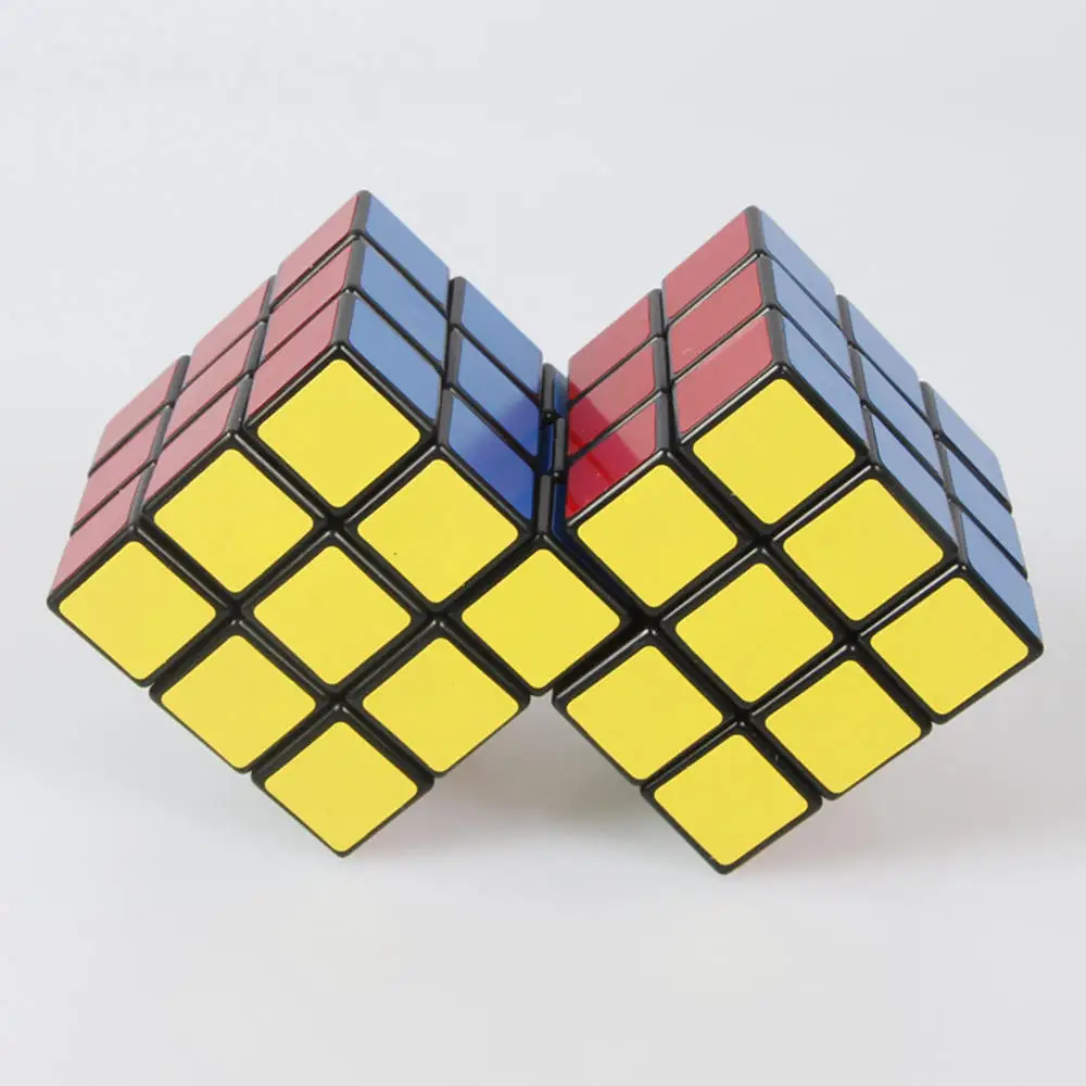 Play 2-in-3 Conjoint Siamese A Cube 3x3x3 Speed Puzzle Cubes Special Educational - £49.64 GBP