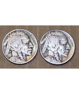 1927p and 1928s Buffalo Nickel lot Very Fine Condition Full Date  P and ... - $17.00