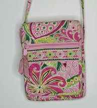 Vera Bradley Pinwheel Pink Zipper Hipster Girl Woman Crossbody Shoulder ... - £10.23 GBP