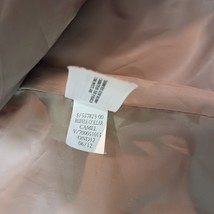 Old Navy Women’s Camel Button Front Raffle Collar Coat Jacket Pockets Size M image 8