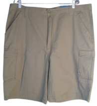 Rugged Wear Cargo Shorts Olive Green  Mens Size 42&quot;x10&quot; 100% Cotton - £10.89 GBP
