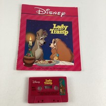 Disney Lady And The Tramp Book Musical Cassette Tape Classic Vintage 1979 - $459.42 MXN
