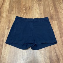 J.Crew Womens Solid Navy Blue Chino Shorts 3.5&quot; Inseam Size 2 XS Casual ... - £18.29 GBP