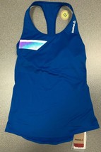 Reebok Speedwick Racerback Tank Top Blue Slim Fit Running Support Womens XS - $19.80