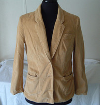 Vintage gold corduroy blazer jacket size 16  junior style picket and pos... - $19.75
