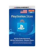 Sony Playstation Network $50 USD Card - PSN 50 Dollar - PS4 PS3 PSP USA ... - $62.99
