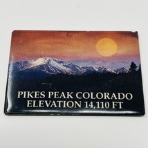 Pikes Peak Colorado Fridge Magnet Travel Souvenir 3” x 2” Inches Rocky M... - £9.98 GBP