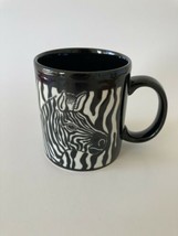 Otagiri Handcrafted Black and White Zebra Mug - £10.38 GBP