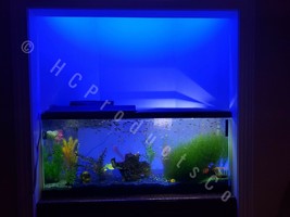 LED Aquarium Lights 20 Colors and Motion Options 22 inch Line Strip w/Remote - £24.77 GBP