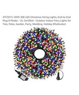 105ft 300 LED Christmas String Lights 8 Modes UL Certified Multicolor Ou... - $522.42 MXN