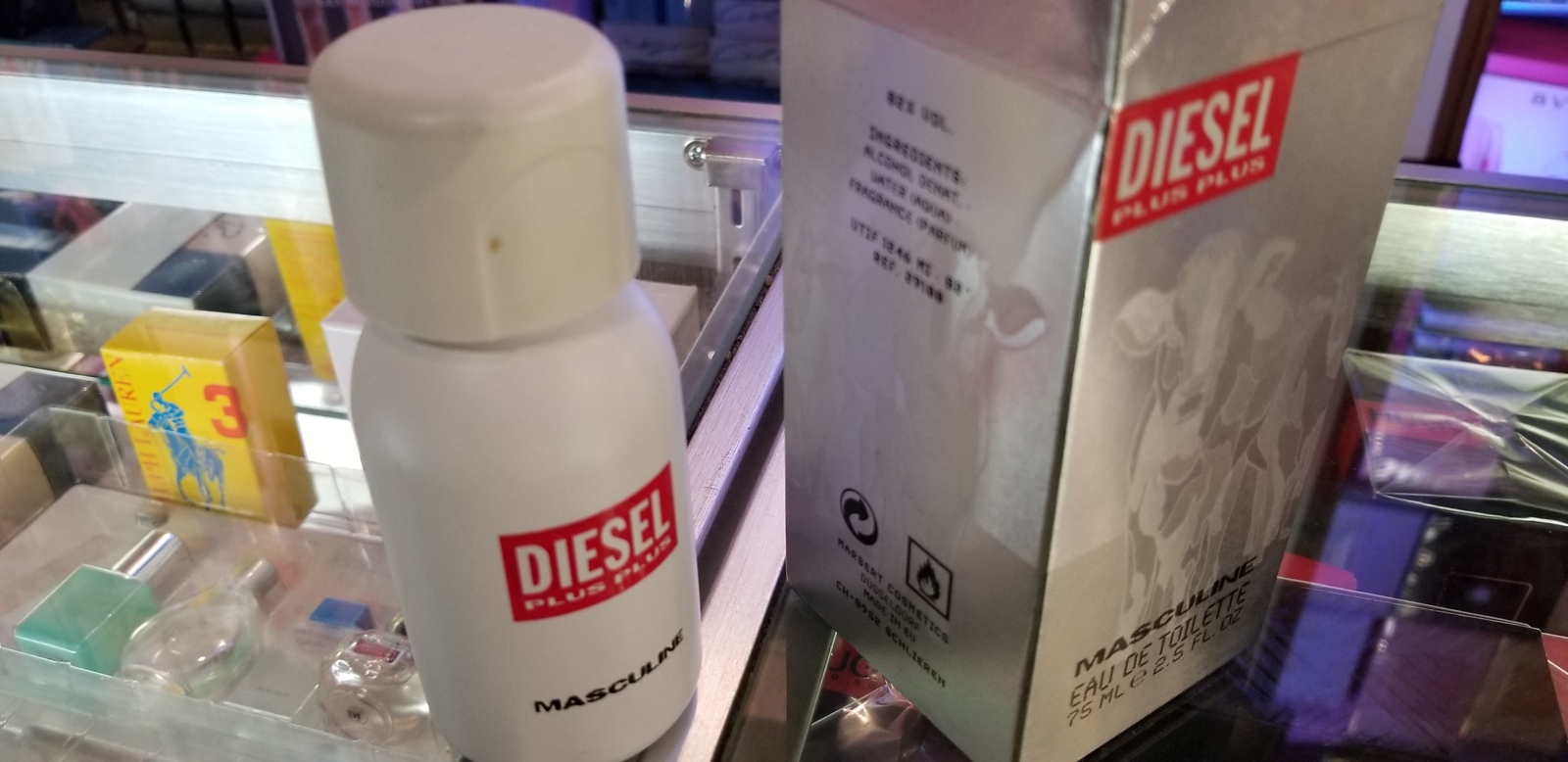 Diesel PLUS PLUS MASCULINE Eau de Toilette EDT 2.5 oz / 75 ml NEW IN BOX - $29.99