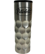PETERBILT Stainless Steel Double-Wall Dimpled 16 oz Travel Tumbler Coffe... - $42.70