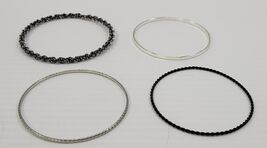 AR5) Mixed Lot of 4 Junk Drawer Costume Jewelry Woman Bracelets - $9.89