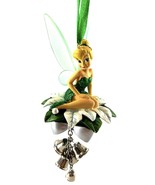 2010 Disney TINKER BELL Fairy Ornament with Hanging Bells Glitter Wings - $569.25 MXN
