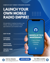 Launch Your Own Professional Intern Radio Website Business + 1 Month  HO... - $98.99