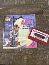 Alf Plays Detective Book And Audio Cassette - $453.45 MXN