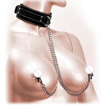Nipple Clamps No Piercing Fake Nipple Rings Non Piercing Sexy Rubber Beginner Ch - £13.46 GBP