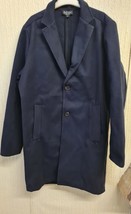 Boohoo Mens Black Overcoat  Size Small(36-38) Express Shipping - £22.94 GBP