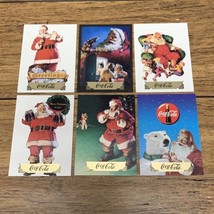 Coca Cola Coke Collect A Card Series 2 Santa S Foil Stamp Lot Of 6 CV JD - $24.75