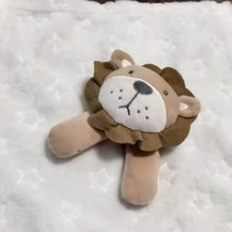 Lion-Themed Baby Security Blanket - White Plush With Brown Lion Head &amp; M... - $167.24 MXN