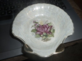 Franciscan Japan Porcelain Hand Painted Clam Shell Trinket Nut Dish Vintage - £7.45 GBP