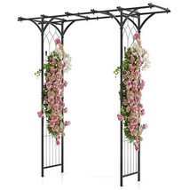 6.8 Feet Garden Arbor with Trellises for Climbing Plant Vine Rose - Colo... - $2,589.52 MXN