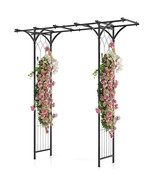 6.8 Feet Garden Arbor with Trellises for Climbing Plant Vine Rose - Colo... - $2,589.52 MXN