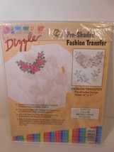 Dizzle Art Pre Shaded Fashion Iron On Transfer #50053 Roses - £9.17 GBP