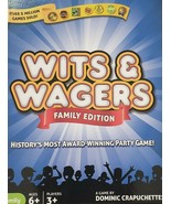 Wits &amp; Wagers Game Family Edition History&#39;s Most Award-Winning Party Gam... - $14.95