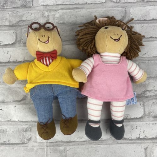 Eden Arthur And DJ  1995/1996 Plush Stuffed Animal Plush Doll Lot of 2 - £16.66 GBP