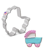 Ann Clark Cookie Cutters Baby Carriage Cookie Cutter, 3.5&quot; - £3.93 GBP