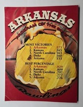 1995-96 University Of Arkansas Razorbacks Basketball Media Guide Book Richardson - £15.82 GBP