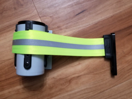 Tensabarrier Lite Gray w/ a Yellow &amp; Gray Belt Barrier - $39.59