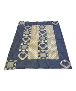 Table Topper Quilted Star Hearts Country Cottage Core Wall Hanging VTG 2... - $630.38 MXN