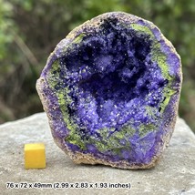 Mesmerising Purple Geode Crystal - A Stunning Crystal Wonder! - $17.31