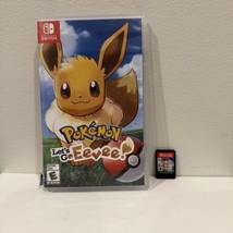 Pokemon Let&#39;s Go Eevee! for Nintendo Switch Tested Works Great Case Dama... - $41.58