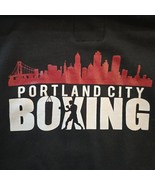 PORTLAND CITY BOXING - Mens Black Hoodie-Size Small-City of Roses - €18,14 EUR