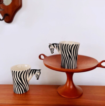Niche senior sense animal party zebra cup, mug, funny cup,water cup - $54.50
