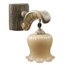 Retro Wall Sconce Light Fixture Vintage Rustic Indoor Bedroom White Ivor... - £38.67 GBP