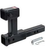 REYSUN 864131 Dual Hitch Receiver with 7-1/2 inch Rise/Drop, with pin - £41.90 GBP
