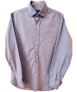 Polo Ralph Lauren Button Down Shirt Mens Blue White Gingham Check Sz 15 ... - $25.96 CAD