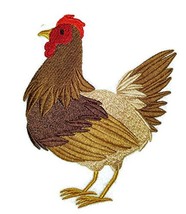 Nature Weaved in Threads, Amazing Rooster [ Hen ] [Custom and Unique] Embroidere - £11.13 GBP