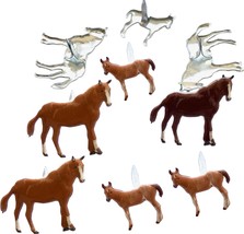 Eyelet Outlet Shape Brads 12/Pkg-Horse - £9.28 GBP