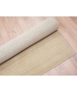 Rectangle Handmade 5ft x 8ftIvory Color Wool Area Rug for Living Room/Hall - £400.89 GBP