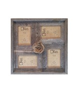 4x6 -2&quot; wide Multi-Direction Rustic Barn Wood Collage Frame(Holds 4-4x6 ... - $64.26 CAD