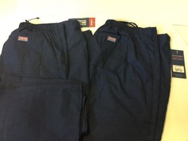 Cherokee Workwear -- 4101 Modern Classic 31” Drawstring Scrub Pants Navy L - £23.34 GBP